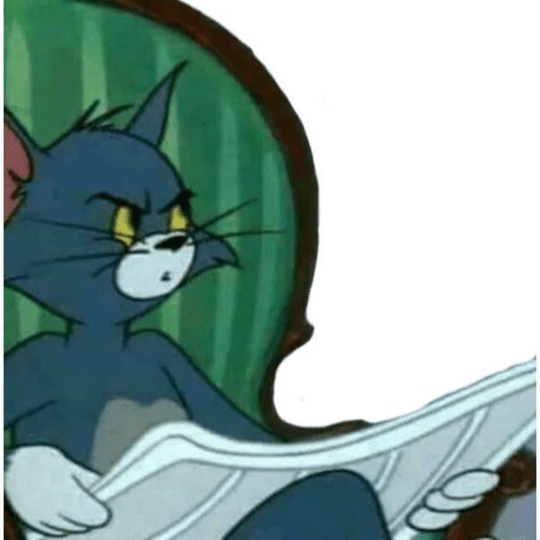 Том и Джерри Мем том с газетой