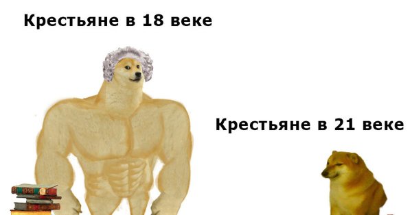 Собаки 200 лет назад собаки сейчас Мем