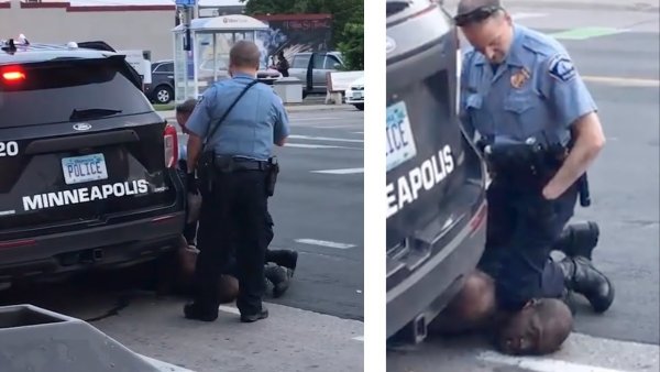 Полицейский душит Джорджа Флойда