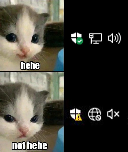 Котенок нот хехе