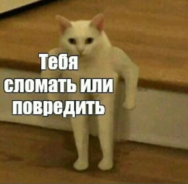 Тебе сломать или повредить