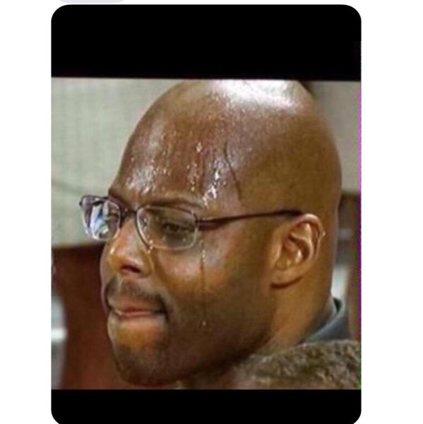 Потный темнокожий