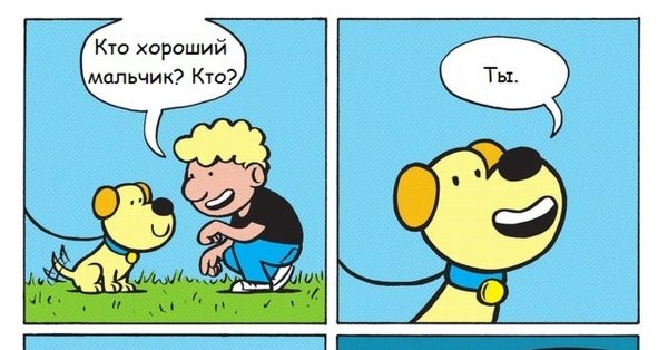 Хороший мальчик пес