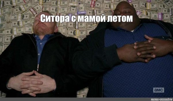 Нигер на куче денег