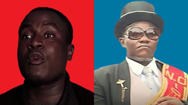 Негры с гробом