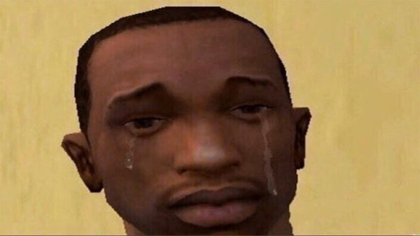 Карл Джонсон Сиджей плачет