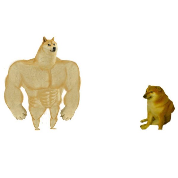 Собачка качок Мем