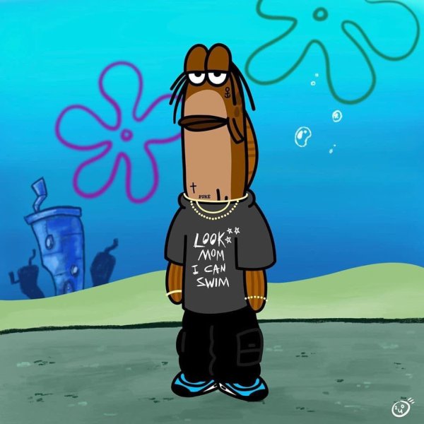 Рыбка в Travis Scott