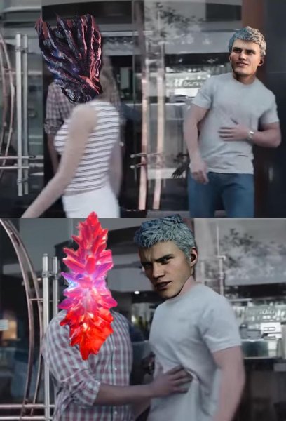 Парень останавливает другого парня