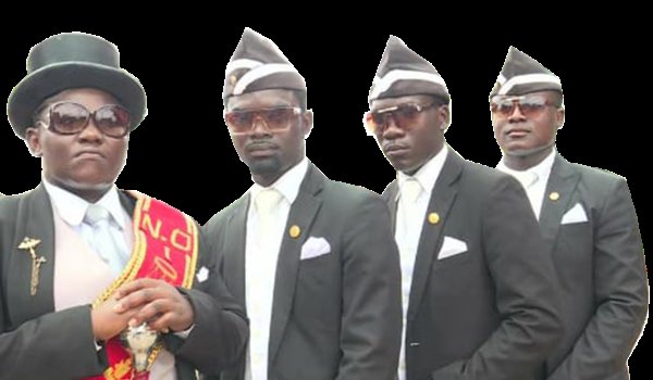 Негр в костюме