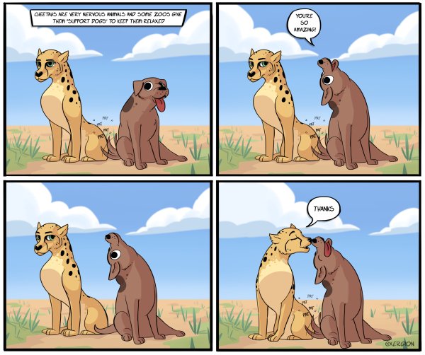 Комиксы про гепардов