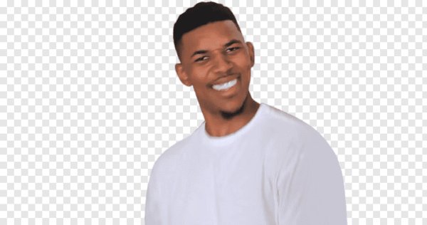 Удивленный негр