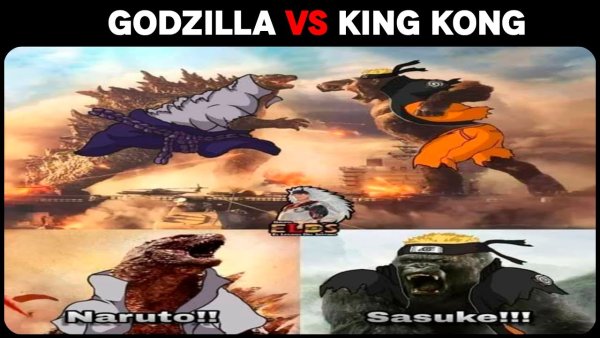 Мем Годзилла и Конг