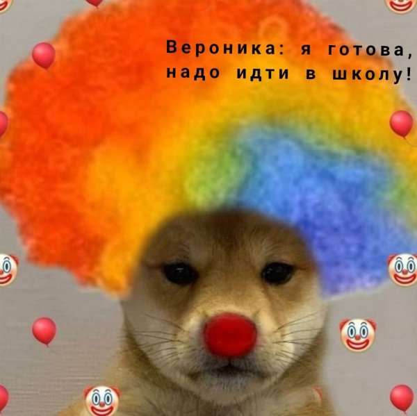 Клоунессы с собачками