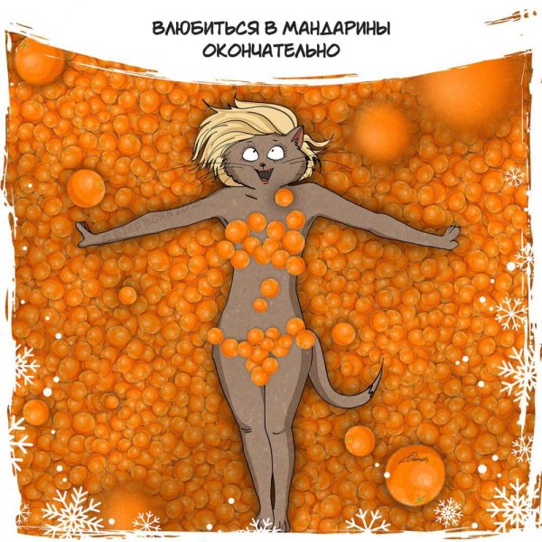 Мандарины прикол