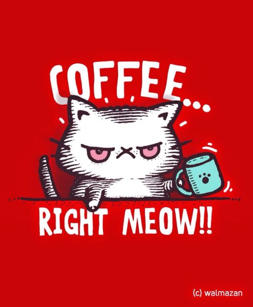 Кофе Мем с котом