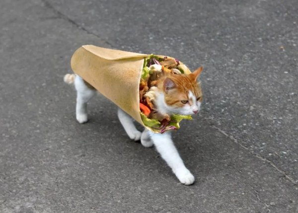 Кот шаурма