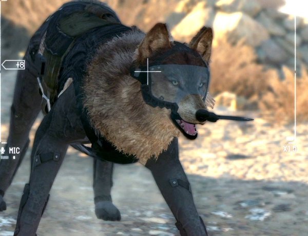 Metal Gear Solid v the Phantom Pain собака
