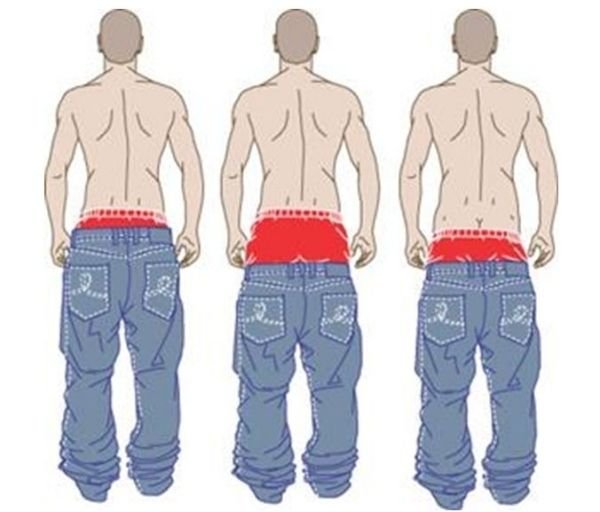 Стиль со спущенными штанами