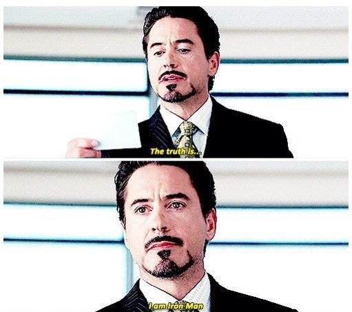 Ну а я так просто Железный человек