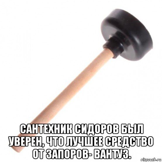 Вантуз прикольный