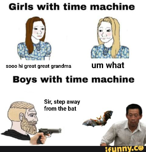 Девушки с машиной времени