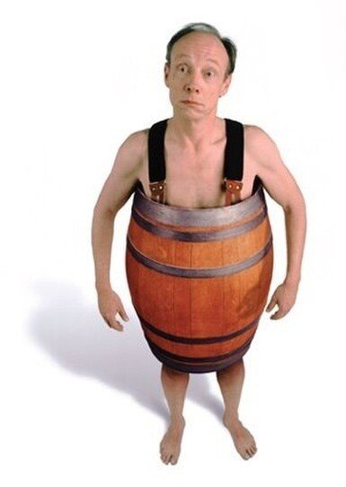 Человек в бочке