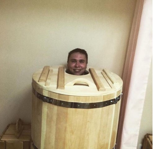 Мужик в бочке