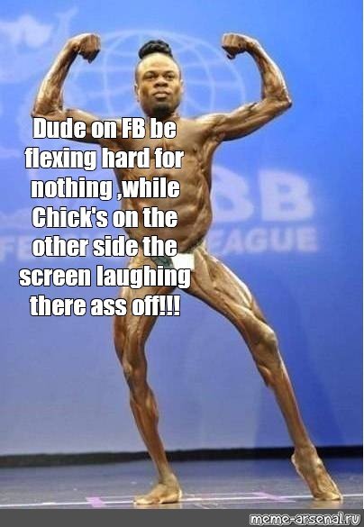 Худой бодибилдер