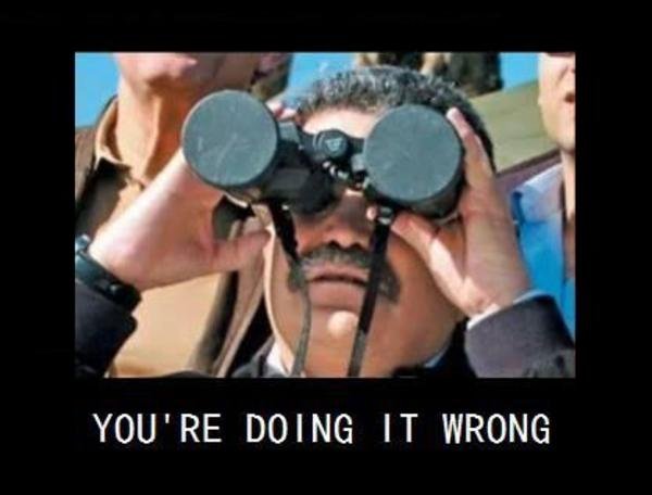 Закрытый бинокль Мем