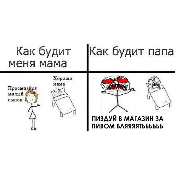 Мемы про пап и мам