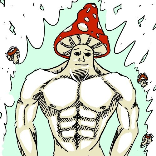Mushroom Wojak гриб