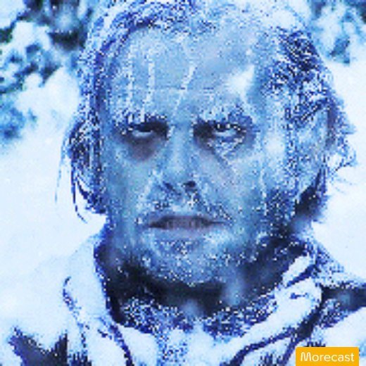 Замерзший Джек Николсон из сияния