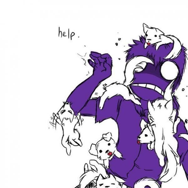 Щекотка Purple guy