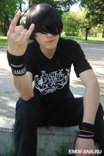Эмо мужик Мем