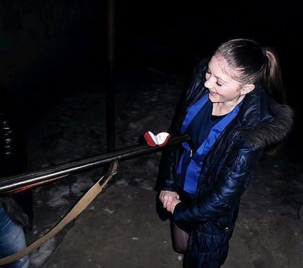 Предложение руки и сердца под дулом