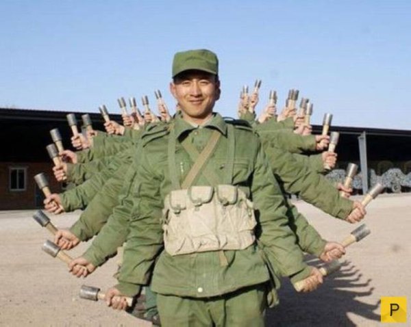 Смешной солдат