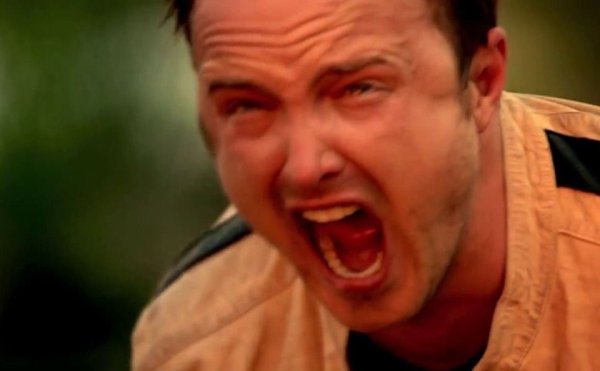 Jesse Pinkman screaming
