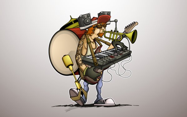 Человек оркестр музыкант