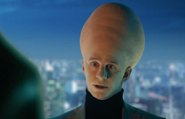 Инопланетянин с большим мозгом