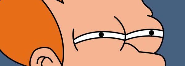 Футурама Фрай щурится