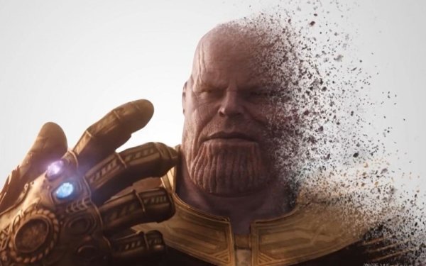 Танос Мстители война бесконечности