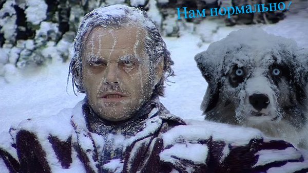 Джек Николсон сияние замерз