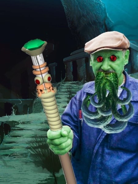 Дед с огурцом вопросом