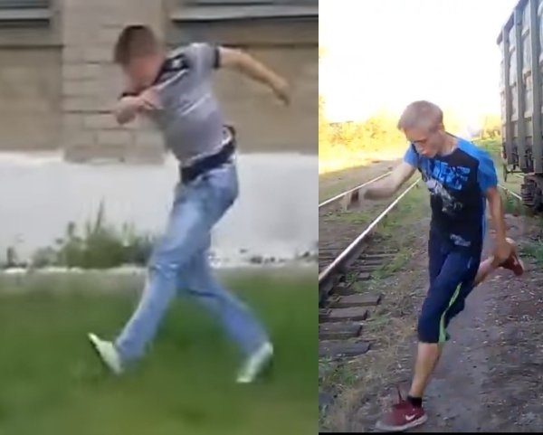 Танцующий школьник