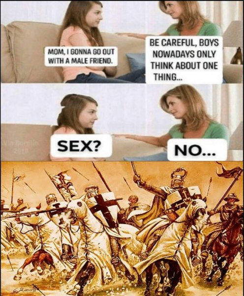 Мужик думает Мем