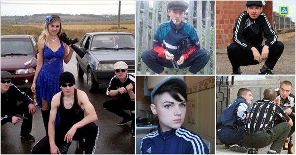 Женщина гопник