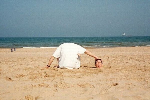 Приколы на пляже