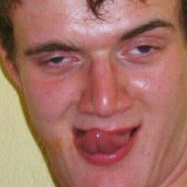 С пьяным мужиком