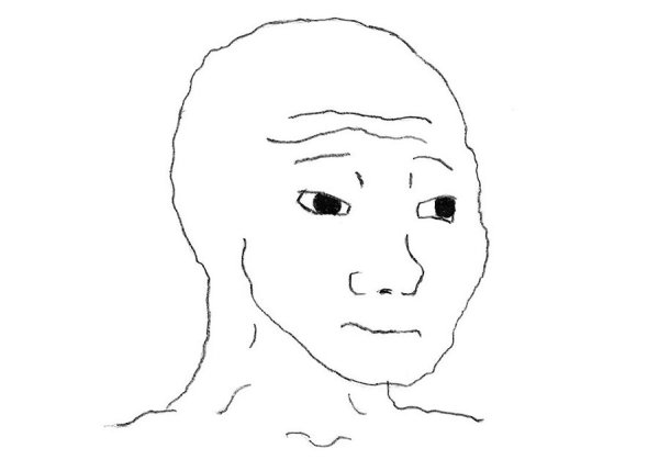 Нарисованный чел из мемов